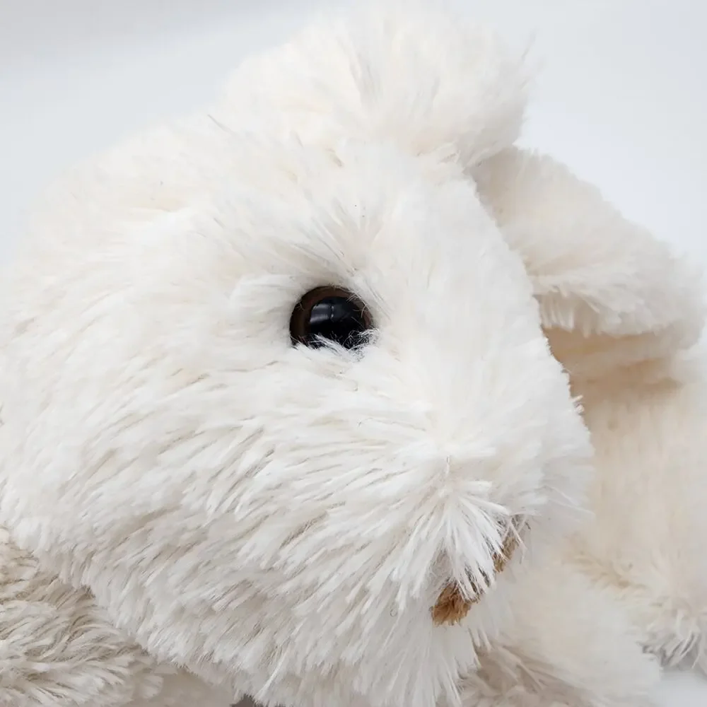 Jumi Ivory Bunny Rabbit Plush Stuffed Animal Lovey 10